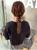 編みおろしヘアセット