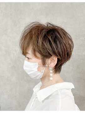 ピッコリーノバイプロデュース 小田急相模原店(Piccolino by Produce) ショートヘア#髪質改善#白髪ぼかし#小田急相模原#メテオカラー