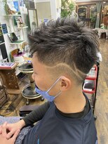 ゆとり炉の樹 のぐ男&nbsp;ベリーショート×ラインアート