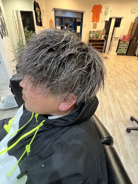 バーバーズ ミックスアップ(BARBERs MiXXUP) ツイスパホワイトメッシュ