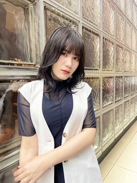 ロンドシェリ 仙台(Lond Cheri) くびれヘア/韓国　フェイスレイヤー　グレージュカラー 髪質改善