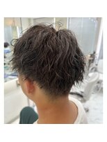 クリスタルハートヘアー(CRYSTAL HEART HAIR) 束感短髪ツーブロック刈り上げマッシュツイストスパイラルパーマ