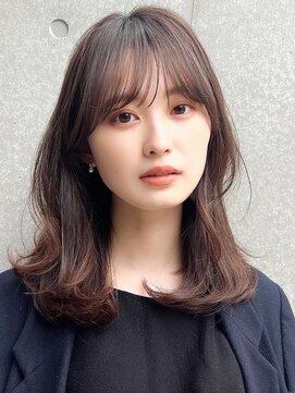 ルル 表参道(lulu.) メルティカラー ネビージュ チェリーブラウン ミニウルフ