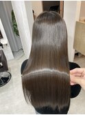 【Lana】透明感アイスベージュ 艶美髪 髪質改善カラー