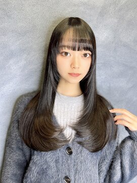 ユアーズ ヘア 恵比寿本店(youres hair) 髪質改善トリートメントで叶う美髪ストレート　艶髪　前髪