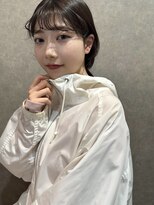 アンプル 天神店&nbsp;お洒落　前髪パーマ　ニュアンスパーマ　ロングヘア　ナチュラル