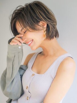 ロンド ロワール 門前仲町(Lond Loire) 小顔◎顔周り前髪カットレイヤーカット/ショートボブ[門前仲町]