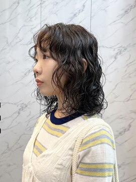 クリアーオブヘアー 一社店(clear OF HAIR) ラフなミディアムパーマ / momoka