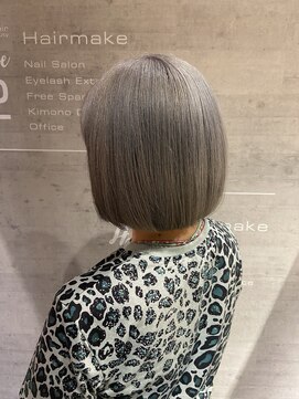 レザボアハイブ(reservoir Haibe) 白髪ぼかしボブ