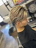デザインカット・Wカラー・シェービング・眉カット ￥14000