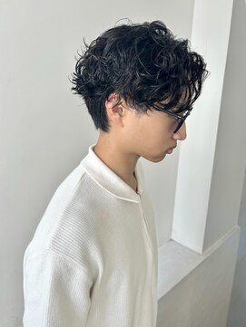 ゼスト パーク(ZEST PARK) シャドウパーマ センターパート メンズパーマ 吉祥寺《宮坂》