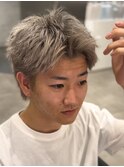 スパイキーショート /メンズショート/ブリーチ