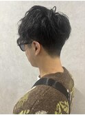 犬系マッシュ×ナチュラルパーマ