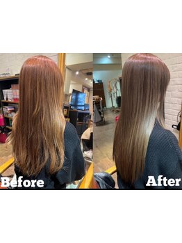【今までにない質感にヤミツキ】髪の毛のキメを整える独自の髪質改善ヘアエステでシルクのような質感を…