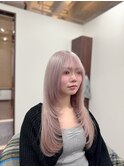 ミルクティーハイレイヤー★ダブルカラー/レイヤーカット/表参道