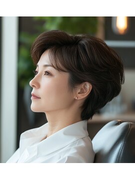 ラクレール 五香 大人ショート50代【松戸#五香#白髪染め#カラー専門店】