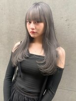 17★Shina/髪質改善縮毛矯正レイヤーカット顔周り前髪韓国銀座