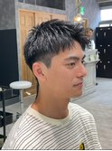 【アップバング】×【刈り上げ】