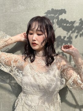 美容室 ビ フェスカ(B FESCA) ふんわりミディアム/カーリーヘア/ウェーブ/ミディアムヘア