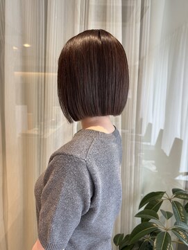 アミリアバイザザ(amiliea by ZA/ZA) こなれ感◎大人カジュアルな切りっぱなしボブ