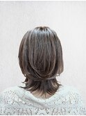 クセをいかしたレイヤーカット
