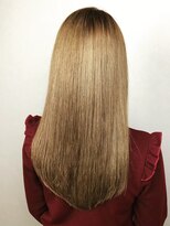 ルッソカナン(Lusso canaan)&nbsp;ハイトーンベージュカラーストレート