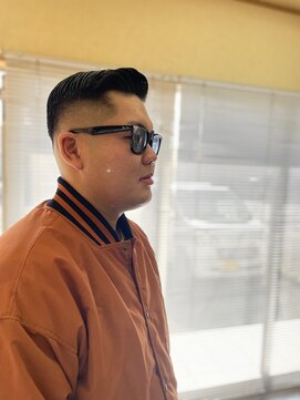 バーバーサトウ(BARBER SATO) サイドパートスタイル