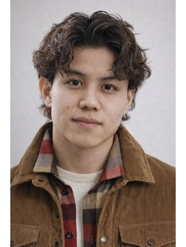 にもう アップバングパーマ