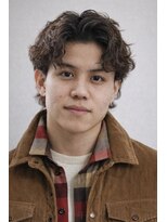 にもう アップバングパーマ