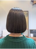 大人女性の艶髪ボブ/カット/カラー/髪質改善/トリートメント