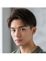 アボヘアー(Abo hair)&nbsp;簡単スタイリングアップバングイヤリングカラーメンズヘア