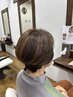 【白髪ぼかし】カット+ハイライト+カラー+トリートメント ¥24080~