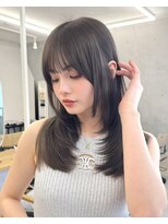 サンドナル 鹿児島天文館(sand NALU)&nbsp;ハッシュカット/グレージュ/デザインカラー[鹿児島天文館]