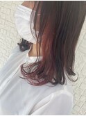 オシャレかわいい！インナーカラー！