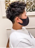 【FRAME/難波/全席個室】アップバングネオジェットモヒカン