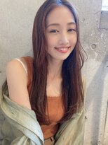 シェルター バイ トウキョウ(Shelter by TOKYO)&nbsp;秋ブラウンカラー×ストレートワンカール