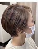 耳掛けショート(薬院、薬院大通り、薬院美容室)