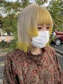 テクライズ 豊橋店(TECHRISE) ボブヘア/顔周りウルフ/デザインカラー