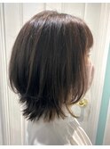 【くびれウルフレイヤーボブ】20代30代40代