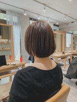 クラップス 上大岡(CLAPS)&nbsp;ベージュカラー/ひし形ボブ/大人ボブ/透明感カラー