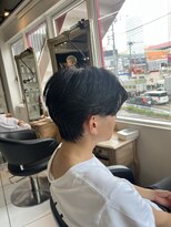 アイズ 海老名(AIZU) センターパート カルマパーマ ニュアンスパーマ
