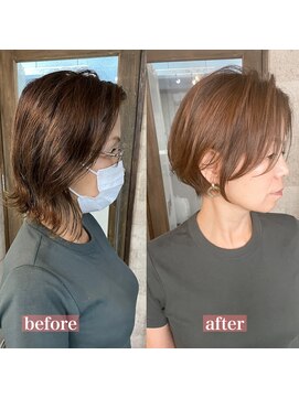 プラグ ヘアーデザイン 大名店(PLUG hair design) PLUG ショートヘア