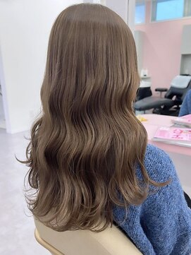 ミミヘアーガーデン(mimi hair garden) ミルクティーベージュ / ロング / ゆるウェーブ