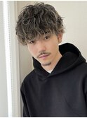 メンズマッシュ／ニュアンスパーマ／メンズヘア／ナチュラルヘア