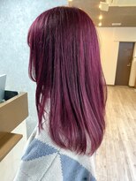 ミニム ヘアー(minim hair)&nbsp;【minim×日比】ハイトーンカラー/カシスピンク