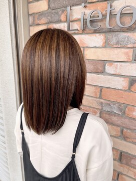 リエート(Lieto) 似合わせカット　ミディアムボブ