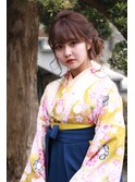 【卒業式☆袴着付けヘアアレンジ☆】日吉