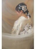 成人式前撮りヘアセット