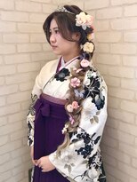 アヴァン(avant)&nbsp;〈avant〉卒業式ヘア　編みおろしヘア