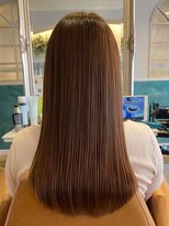 メルティカラーフェミニンロング 似合わせカットレイヤーカット